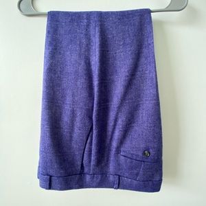 Women’s Banana Republic Purple Herringbone Avery Pant Size 10